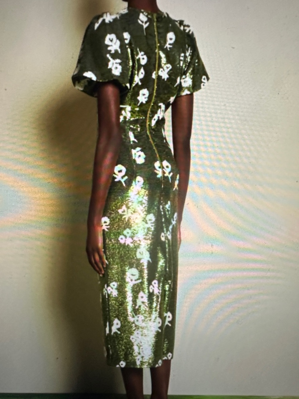 Sister Jane DREAM Èclat Floral Sequin Midi Dress - Picture 7 of 7